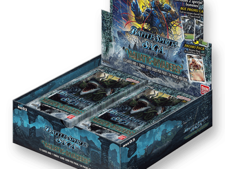 Bandai - Battle Spirits Saga Card Game - Aquatic Invaders (BSS03) - Booster Box (24 Packs) on Sale