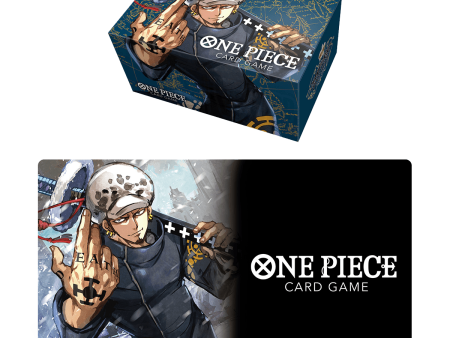 One Piece TCG - Playmat and Storage Box Set - Trafalgar Law Sale