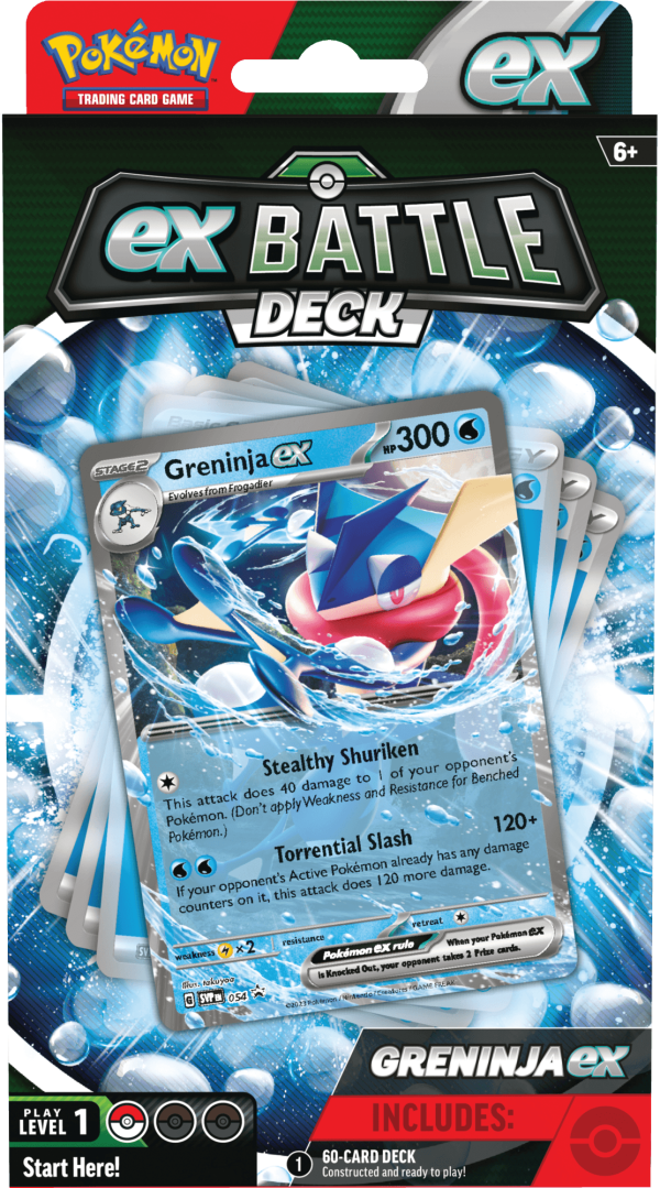 Pokemon TCG - Scarlet & Violet - Greninja Ex Battle Deck Supply