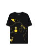 Difuzed - Pokemon - Pikachu Outline Short Sleeved T-Shirt For Cheap