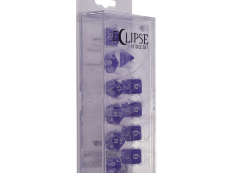 Ultra Pro - Eclipse 11 Dice Set - Royal Purple Sale