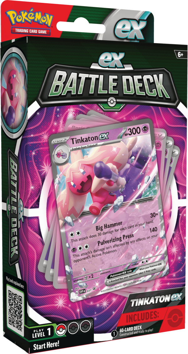 Pokemon TCG - Scarlet & Violet - Tinkaton Ex Battle Deck Fashion