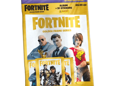 Fortnite Gold Frame Series Sticker Collection - Starter Pack Sale