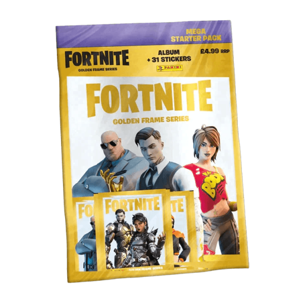 Fortnite Gold Frame Series Sticker Collection - Starter Pack Sale