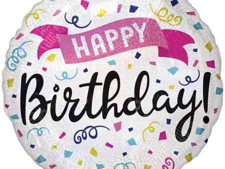 18 inch HAPPY BIRTHDAY SPARKLE BANNER Online