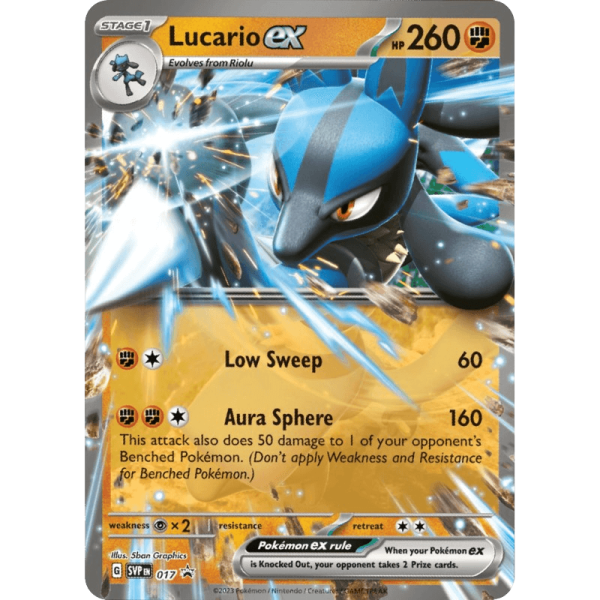 Pokemon TCG - Scarlet & Violet - Lucario Ex Battle Deck Hot on Sale