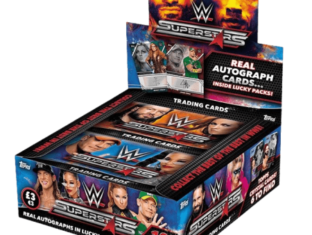 WWE Superstars - 2021 Booster Box (20 Packs) Supply