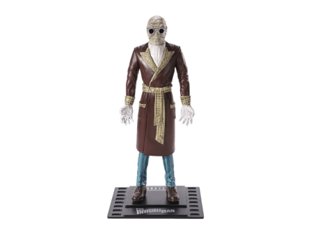 The Noble Collection - Universal Monsters - Invisible Man Bendyfig Action Figure Online Sale