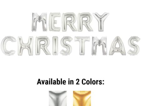 40 inch MERRY CHRISTMAS - MEGALOON LETTERS KIT For Discount