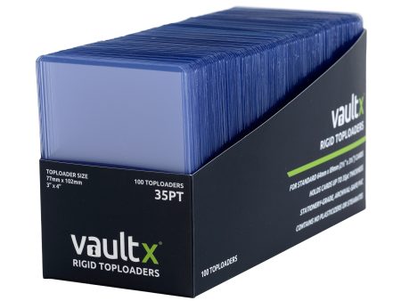 Vault X - Rigid Toploaders 35pt (100 Pack) Supply