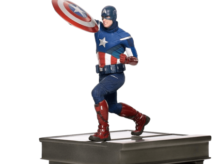 Iron Studios - Avengers: Endgame - Captain America 2012 BDS Art Scale Statue 1 10 Online Hot Sale