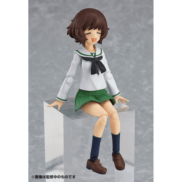 Girls und Panzer - Yukari Akiyama (School Uniform ver.) Figma Figure 344 on Sale