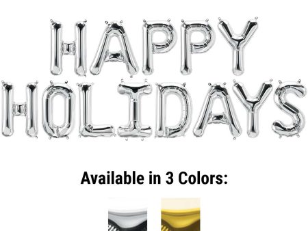 16 inch HAPPY HOLIDAYS - NORTHSTAR LETTERS KIT (AIR-FILL ONLY) Supply