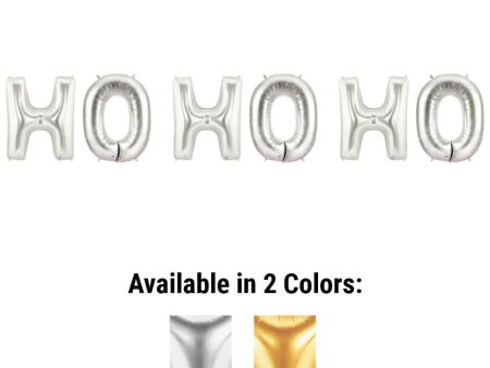 40 inch HO HO HO - MEGALOON LETTERS KIT Online Sale