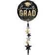 67 inch CONGRATS GRAD STRIPES & STARS AIRWALKERS on Sale