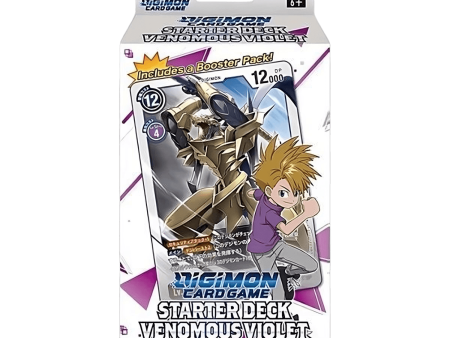 Digimon Card Game - Starter Deck - Venomous Violet (ST6) For Discount