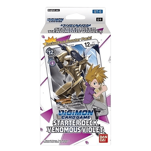 Digimon Card Game - Starter Deck - Venomous Violet (ST6) For Discount