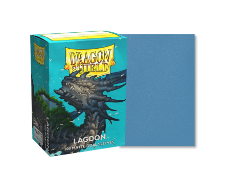 Dragon Shield - Dual Matte Sleeves - Standard Size - 100pk - Lagoon For Sale