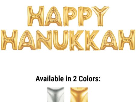 40 inch HAPPY HANUKKAH - MEGALOON LETTERS KIT For Cheap