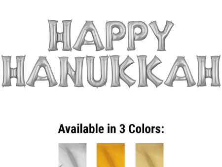 34 inch HAPPY HANUKKAH - ANAGRAM LETTERS KIT on Sale