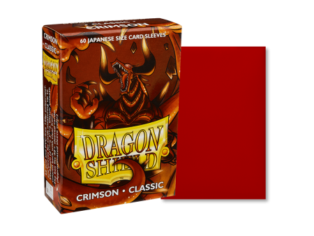 Dragon Shield - Classic Sleeves - Japanese Size - 60pk - Crimson Online Hot Sale