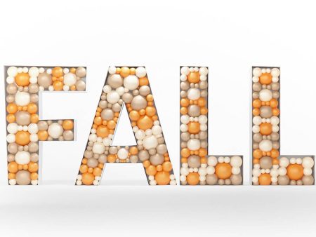 39 inch FALL - MOSAIC FRAME LETTER KIT Online Sale