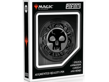 Pinfinity - Magic: The Gathering - Black Mana Crest AR Pins Discount