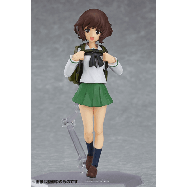 Girls und Panzer - Yukari Akiyama (School Uniform ver.) Figma Figure 344 on Sale