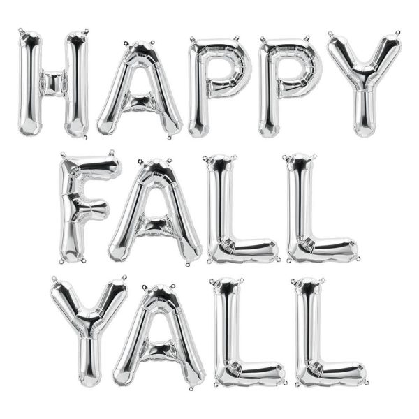 16 inch HAPPY FALL YALL - NORTHSTAR LETTERS KIT (AIR-FILL ONLY) Online Hot Sale