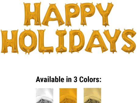 16 inch HAPPY HOLIDAYS - ANAGRAM LETTERS KIT (AIR-FILL ONLY) Supply