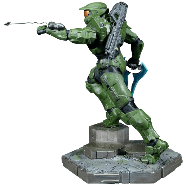 Halo Infinite Master Chief with Grappleshot - 10 Inch PVC Statue For Discount