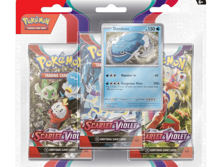 Pokemon TCG - Scarlet & Violet Base Set - 3-Pack Blister - Dondozo Cheap