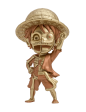 Mighty Jaxx - XXRAY Plus - One Piece - Luffy (Treasure Gold Edition) For Cheap