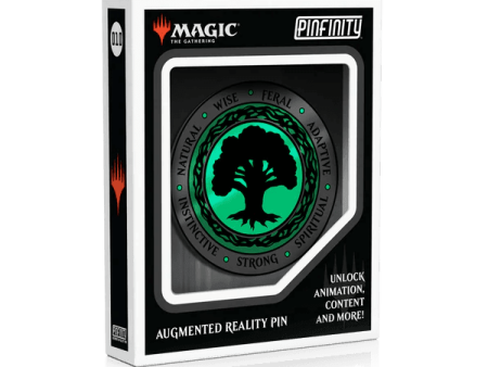 Pinfinity - Magic: The Gathering - Green Mana Crest AR Pin Hot on Sale